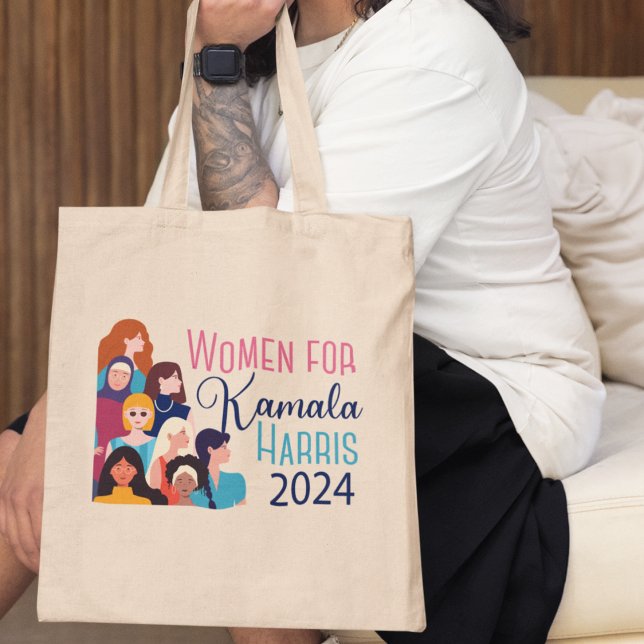Frauen für Kamala Harris 2024 Wahl Tragetasche (Von Creator hochgeladen)