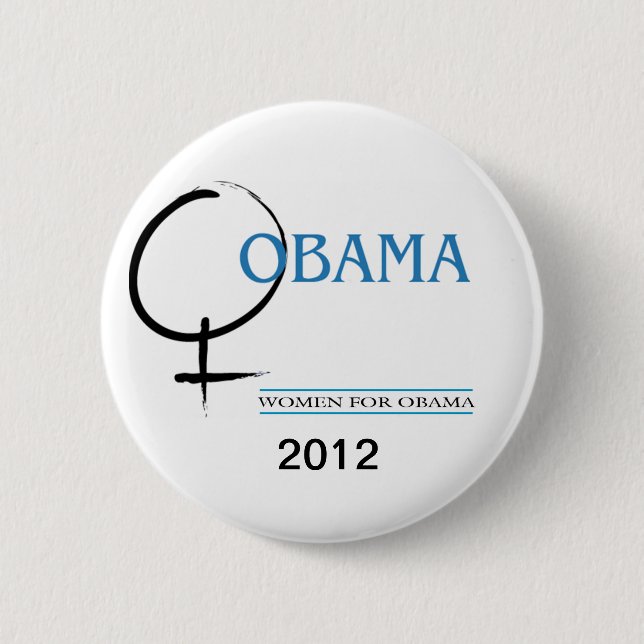 Frauen für Obama-Button Button (Vorderseite)