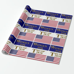 FRAUEN FÜR TRUMP 2020 GESCHENKPAPIER