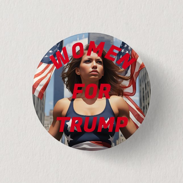 FRAUEN FÜR TRUMP BUTTON (Vorderseite)