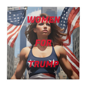 FRAUEN FÜR TRUMP FLIESE