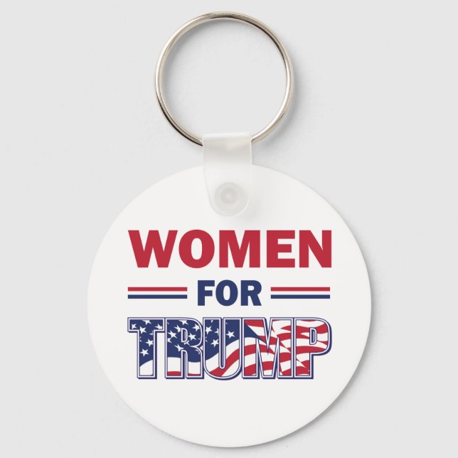Frauen für Trump Schlüsselanhänger (Vorderseite)