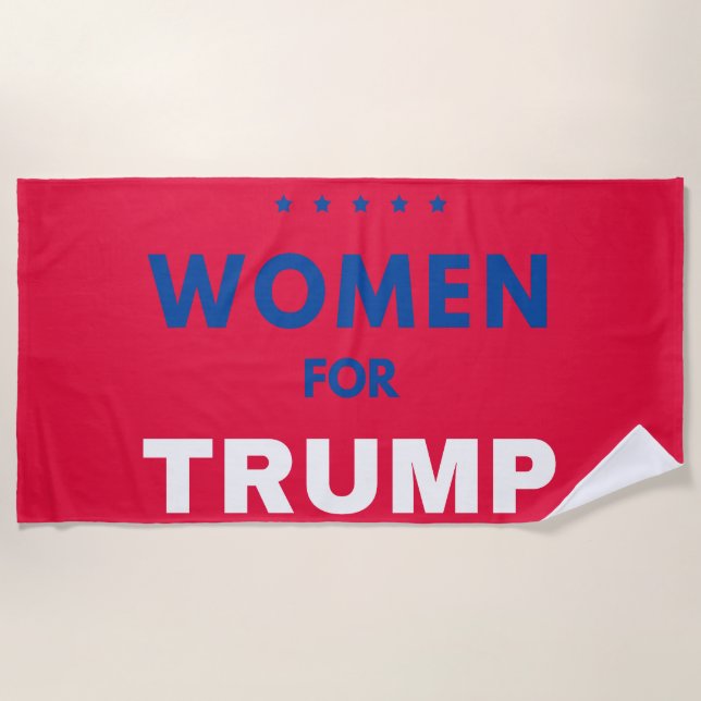 Frauen für Trump Strandtuch (Vorderseite)