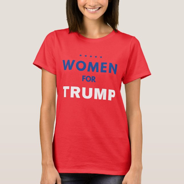 Frauen für Trump T-Shirt (Vorderseite)