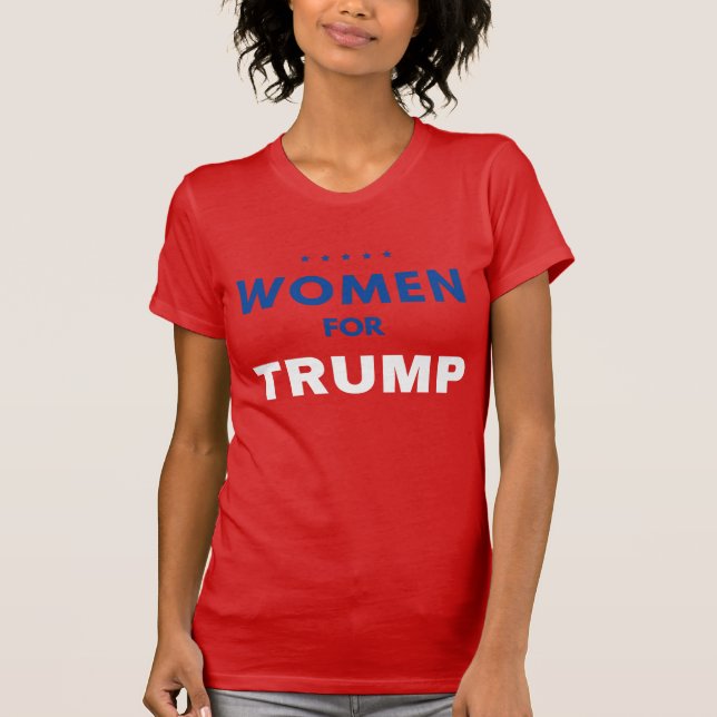 Frauen für Trump T-Shirt (Vorderseite)
