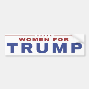 Frauen für Trumpf 2016 Autoaufkleber