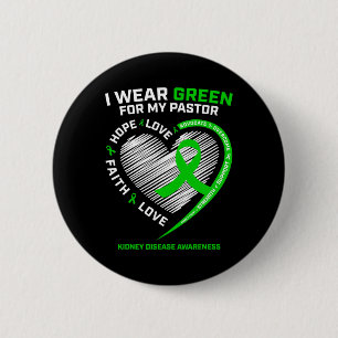 Frauen geben Christlichen Pastor Nierenerkrankung Button