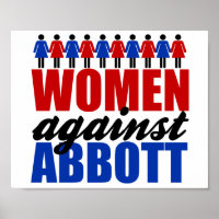 Frauen gegen Greg Abbott Texas politisch