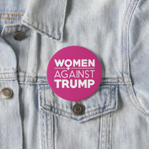 Frauen gegen Trump Button