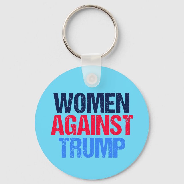Frauen gegen Trump Schlüsselanhänger (Vorderseite)
