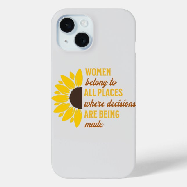Frauen gehören zu allen Orten iPhone / iPad Fall Case-Mate iPhone Hülle (Rückseite)