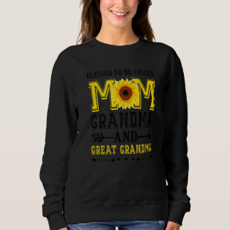 Frauen Gesegnet Als Mutter Oma Ur-Oma Bezeichnet Z Sweatshirt