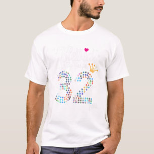 Frauen, gesegnet von Gott für 32 Jahre 32. Geburts T-Shirt
