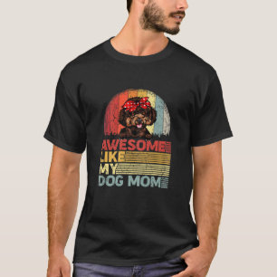 Frauen gestörtes Poodle-T-Shirt Phantastisch wie m T-Shirt