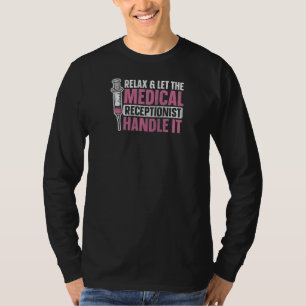 Frauen Gesundheitswesen Empfangssekretärin Angebot T-Shirt