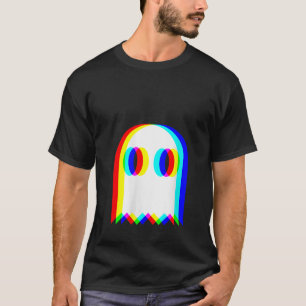 Frauen Ghost Trippy Vaporwave House-Musik-Festival T-Shirt