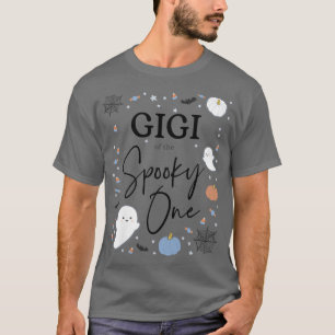 Frauen Gigi von der Spooky One Birthday Blue T-Shirt