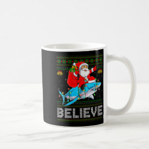 Frauen glauben Weihnachten lustiger Santa reitet H Kaffeetasse