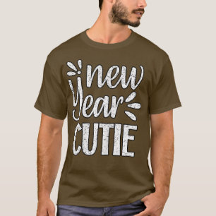 Frauen glücklich Neujahr Süsse Weihnachten glückli T-Shirt
