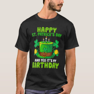 Frauen glücklich St Patrick Day und ja, es ist mei T-Shirt