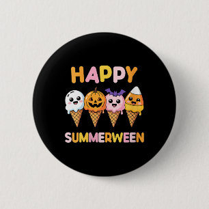 Frauen Glücklicher Sommer Halloween Sommer Hallowe Button