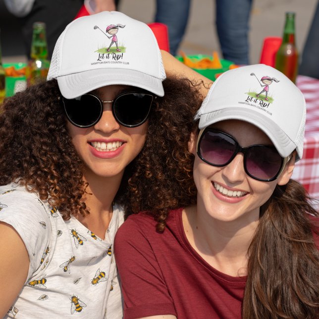 Frauen Golfers "Lass es Rip!" Spaß Truckerkappe (Von Creator hochgeladen)