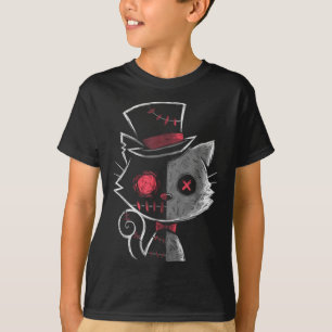 Frauen Goth Summer Graphic Harajuku Gothic Creepy T-Shirt