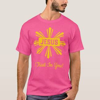 Frauen Göttliche Barmherzigkeit Jesus vertraue ich T-Shirt