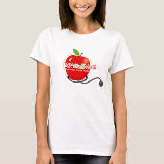 Frauen großes rotes Logo T-Shirt