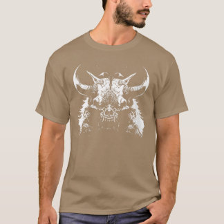 Frauen Gruseliger Zombie-Horror-Monsteraurus-Steam T-Shirt