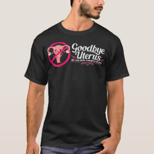 Frauen gut durch Uterus war sie Kinda Cramping mei T-Shirt