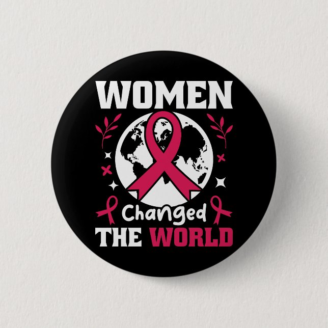 Frauen haben die Welt verändert Button (Vorderseite)