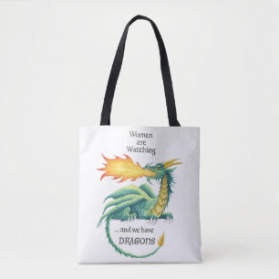 Frauen haben Drachen - schulterhafte Tasche