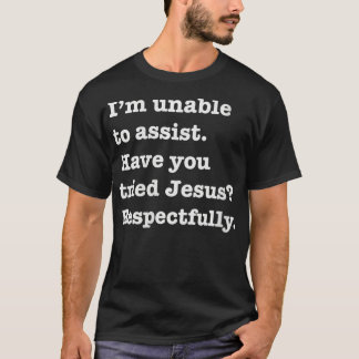 Frauen haben Jesus VNeck versucht T-Shirt