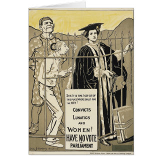 Frauen haben kein Wahlrecht