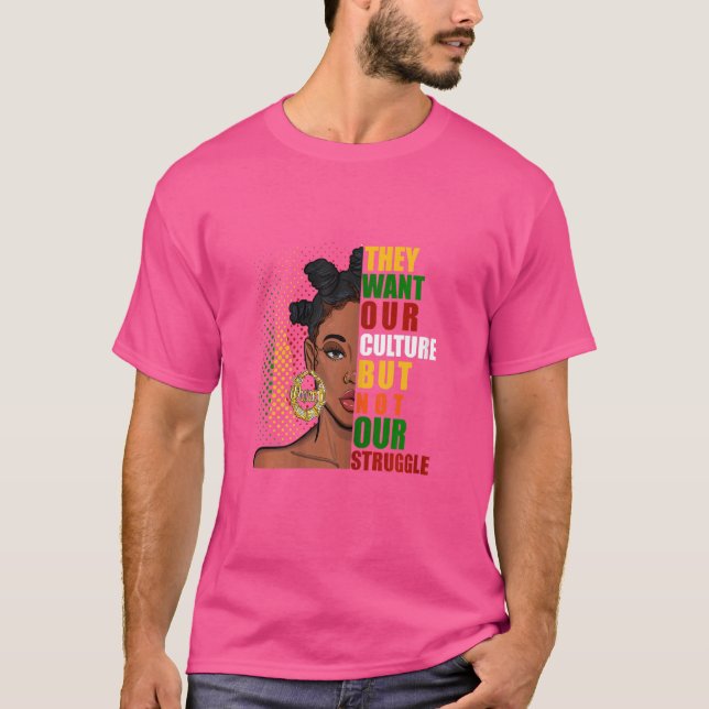 Frauen haben unsere Kultur Gewollt, aber nicht uns T-Shirt (Vorderseite)