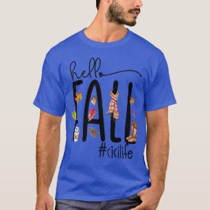 Frauen Hallo fallen Cici Life Niedlich zwischen He T-Shirt