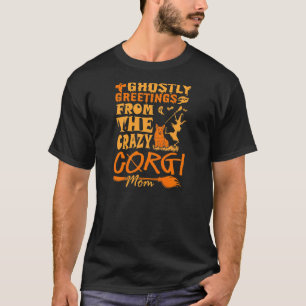 Frauen Halloween Geisterhafte Grüße von verrücktem T-Shirt