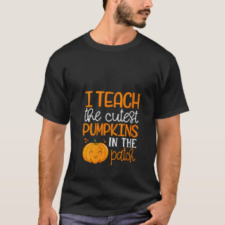 Frauen Halloween Lehrer Ich unterrichte die süßest T-Shirt