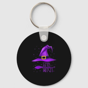 Frauen Halloween-Shirt mit böser Hexe für Frauen s Schlüsselanhänger
