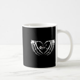 FRAUEN Happy Halloween Pregnant Baby Skeleton Spoo Kaffeetasse