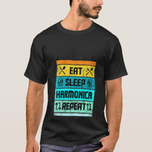Frauen Harmonica Players Frauen Frauen Frauen T-Shirt