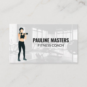 Frauen heben Dumbells   Gym Terminkarte