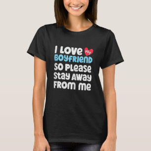 Frauen Herz Romantischer Freund Niedlich I Liebe M T-Shirt