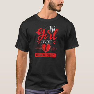 Frauen Herz Transplantation Überleben Herzblutung T-Shirt