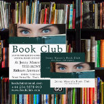 Frauen hinter Buch, Buchklubwerbung Flyer<br><div class="desc">Hinter dem Buch Frau,  buchen Sie Flyer für die Werbung im Club über den Business Card Store.</div>