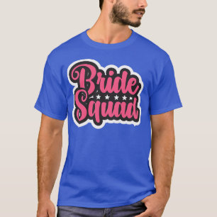 Frauen Hochzeit Bridge Squad Team nur verheiratet T-Shirt