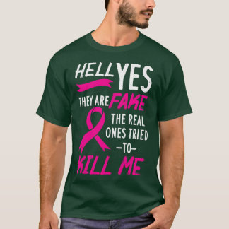 Frauen Hölle Ja, sie sind Fake die echten getestet T-Shirt