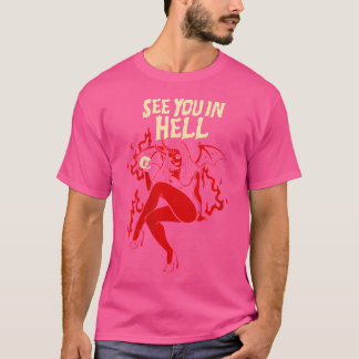 Frauen Horror Kunst - Sexy Goth Girl Sukkubus - Ps T-Shirt