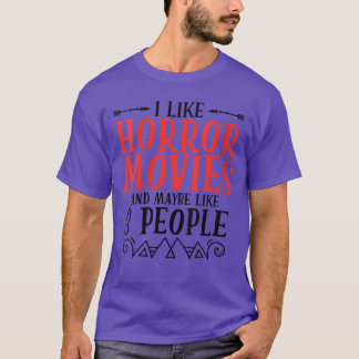 Frauen Horrorfilm Gruseliger Lustiger Horrorfilm H T-Shirt